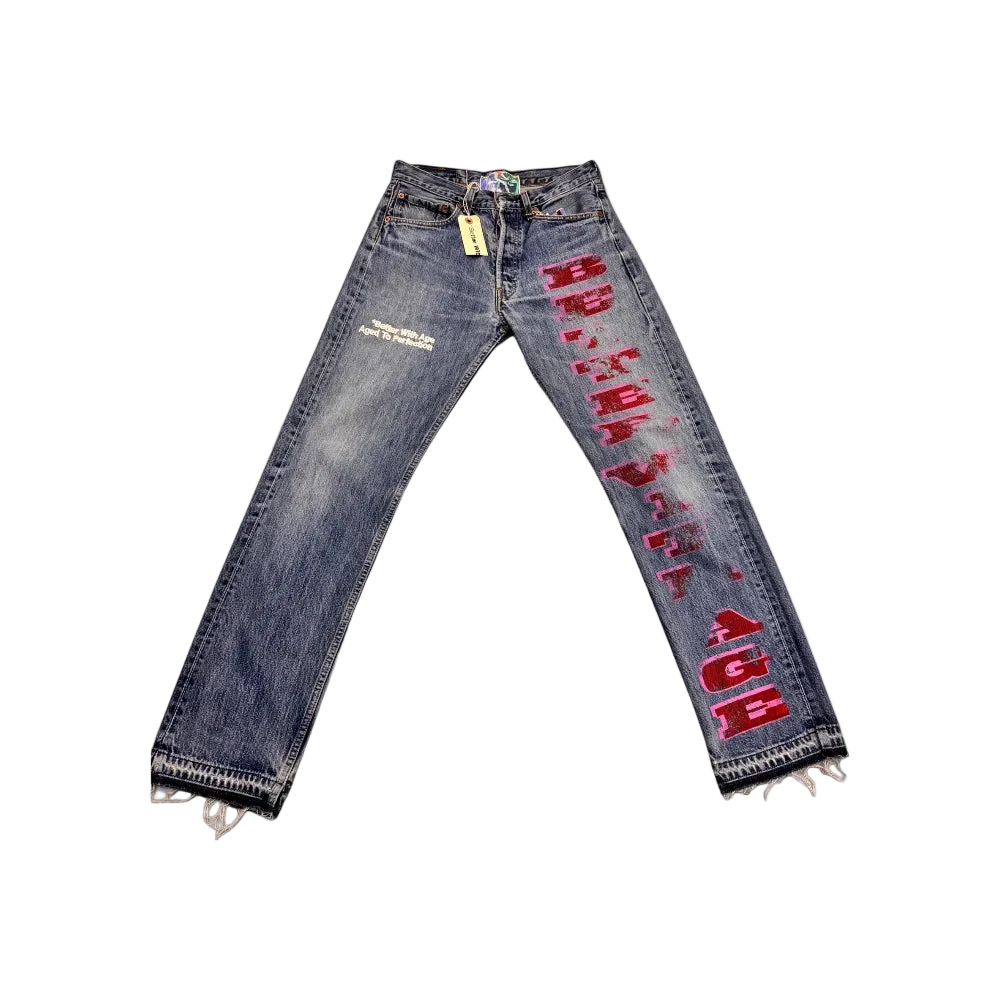 Light Wash Moniker Jeans