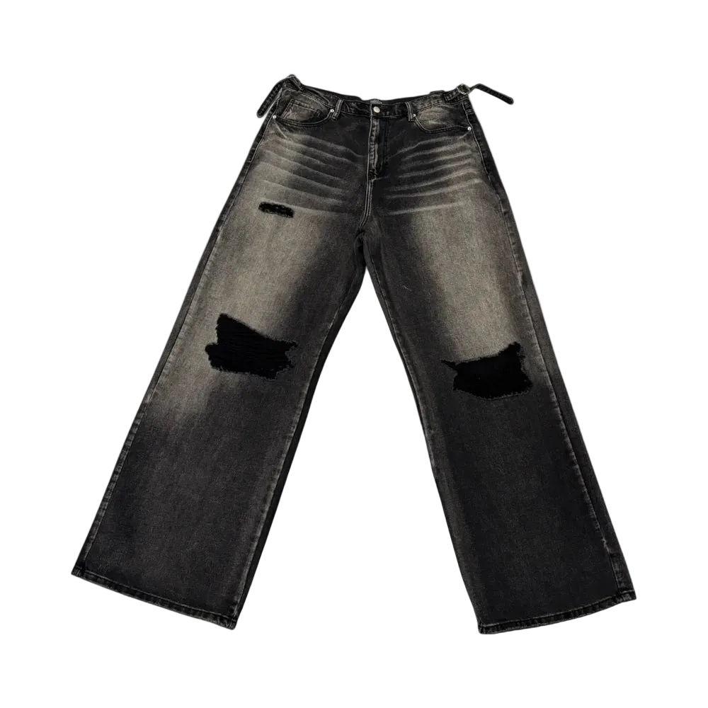 H-Star Washed Baggies Jeans
