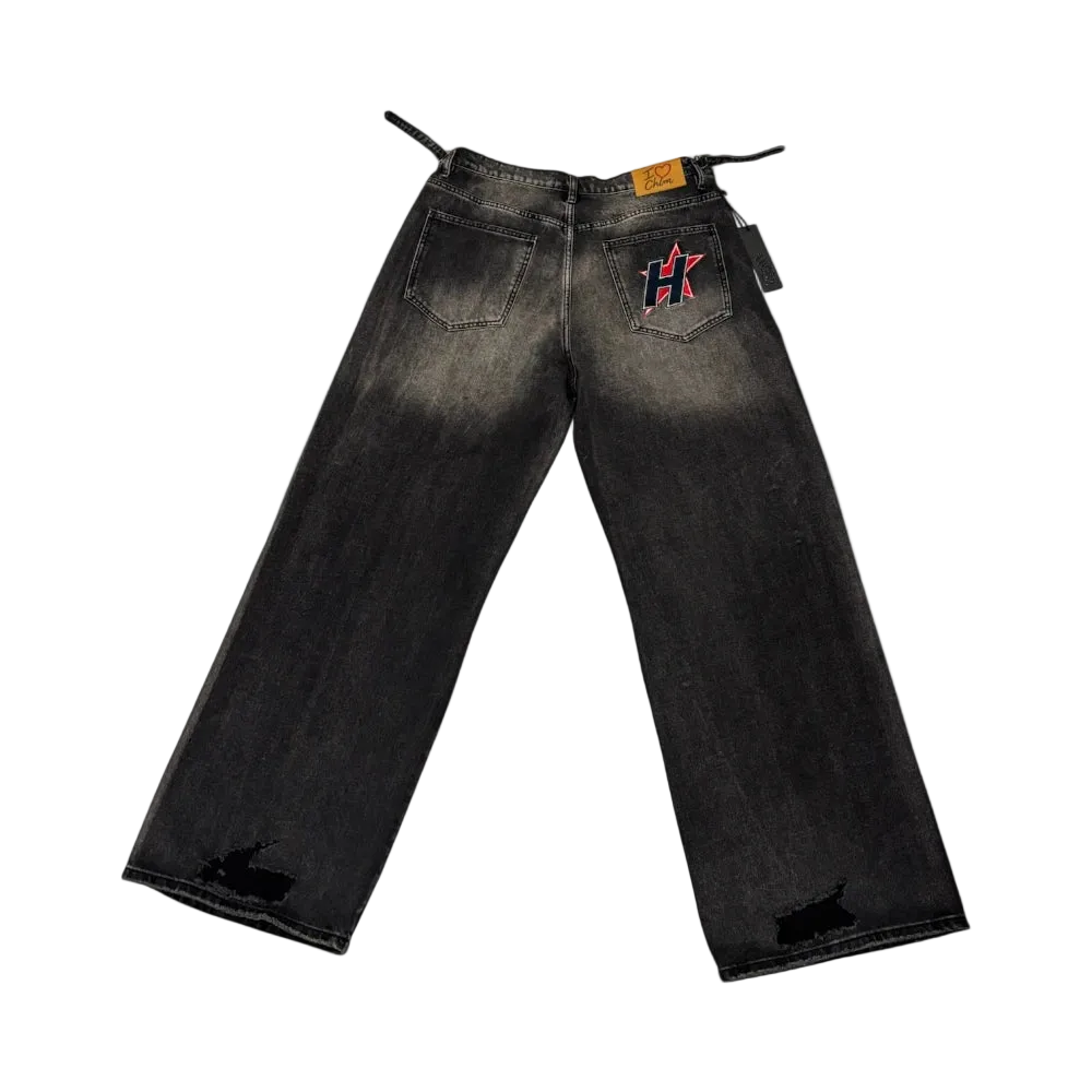 H-Star Washed Baggies Jeans