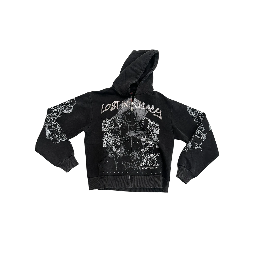 Men's Twin Tiger Zip Up Hoodie