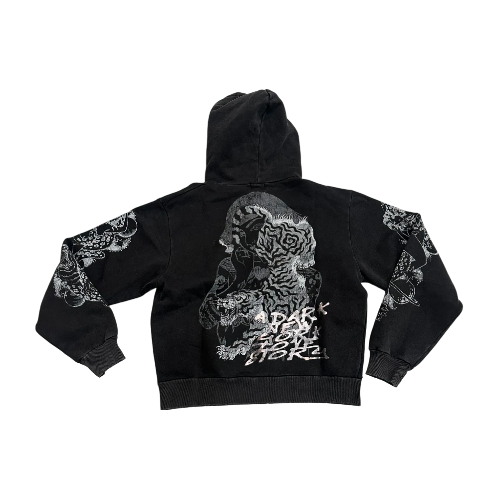 Men's Twin Tiger Zip Up Hoodie
