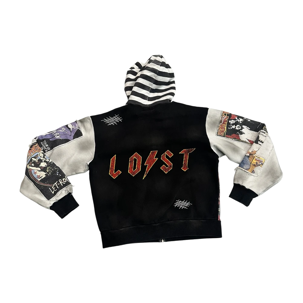 Rockstar Scrapbook Zip-Up Hoodie
