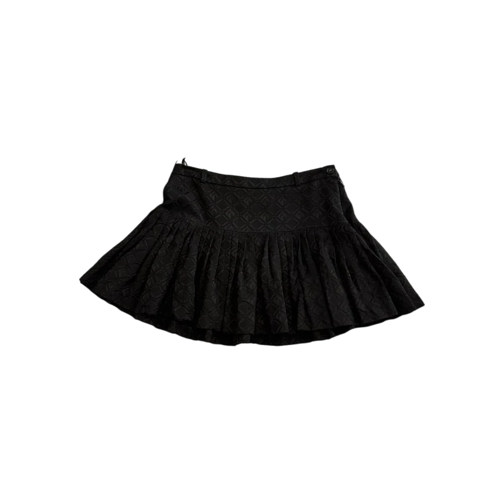 Black Monogram Skirt
