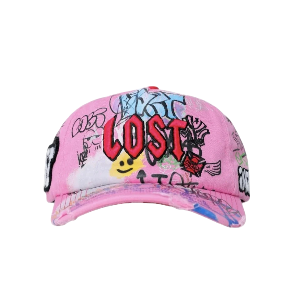 Pink NY Canvas Cap