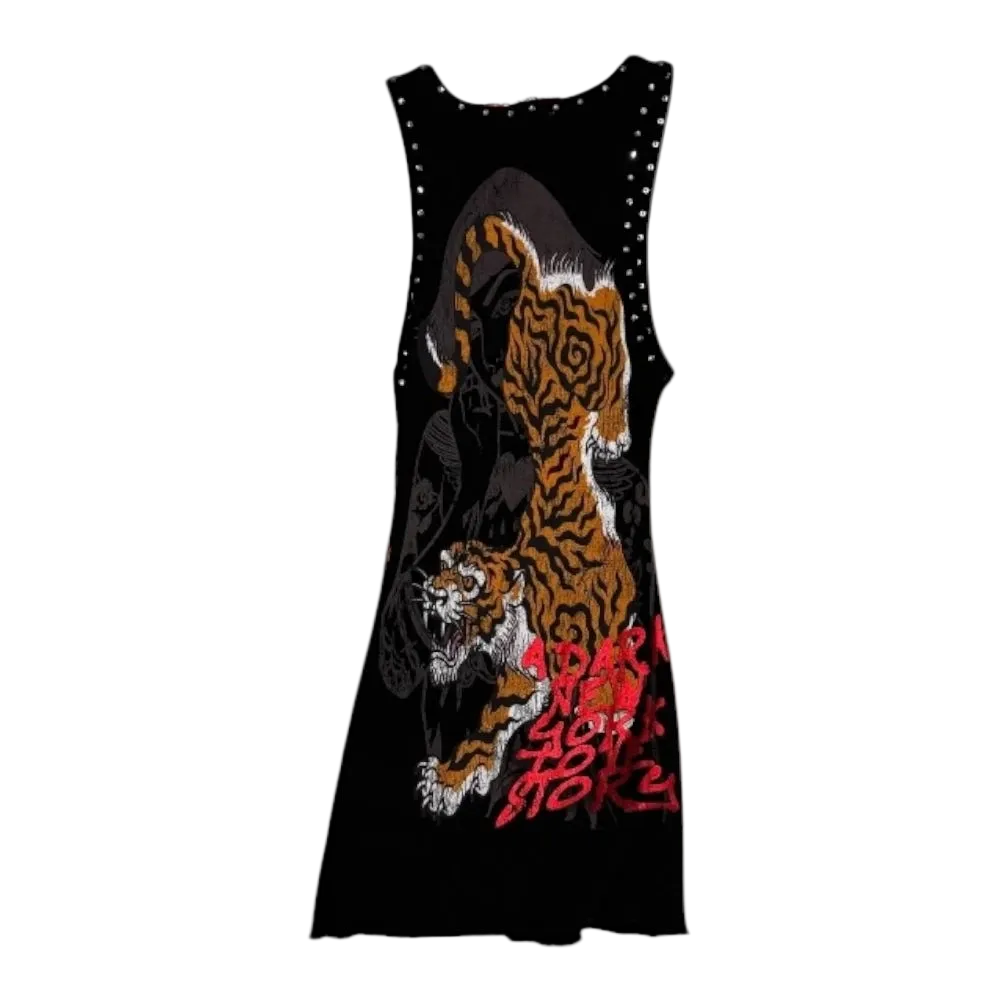 Twin Tiger Black Dress
