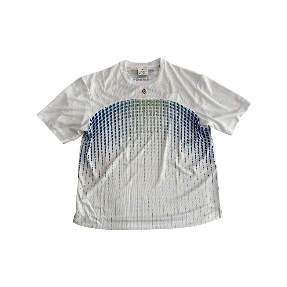 White Tennis Tech Printed Set