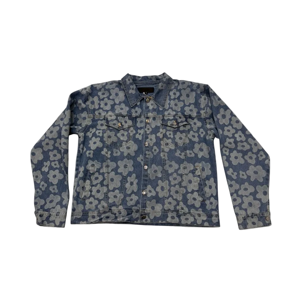 Floral Denim Jacket