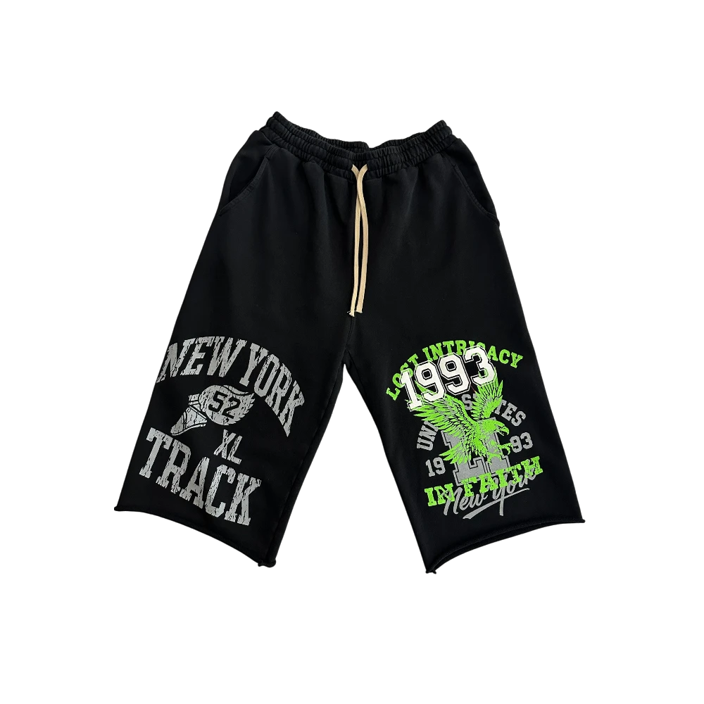 Black In Faith University Track Shorts