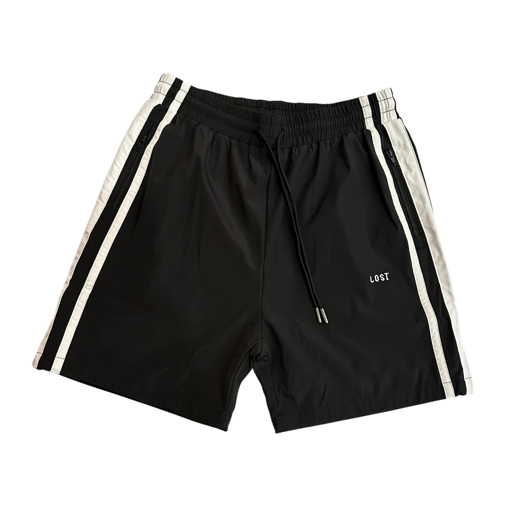 Black Track Shorts