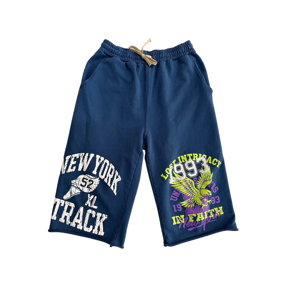 Blue In Faith University Track Shorts
