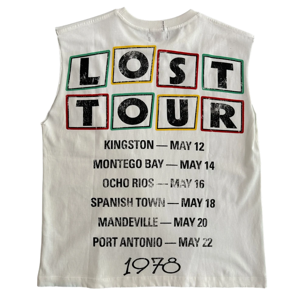 White Bob Marley Tee