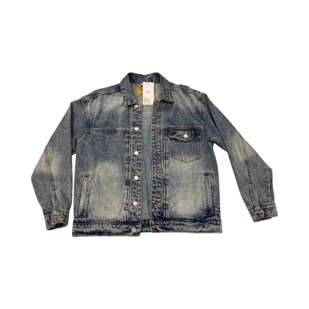 Embossed Denim Jacket