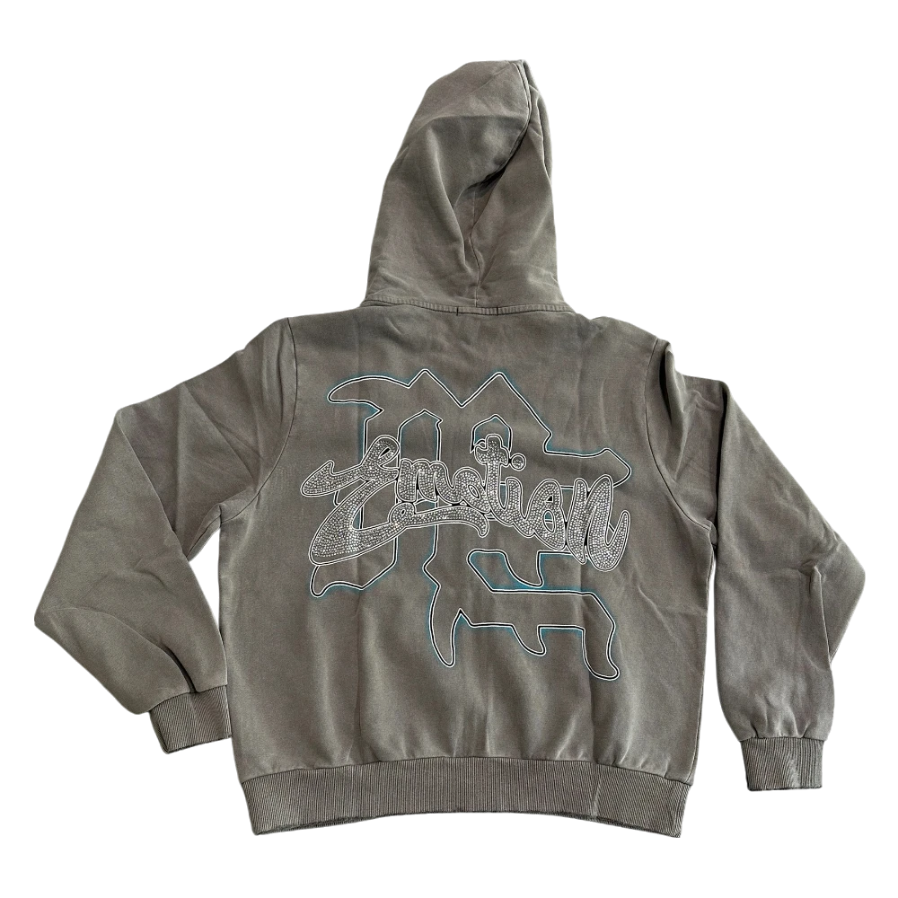 Grey Angel Zip Up