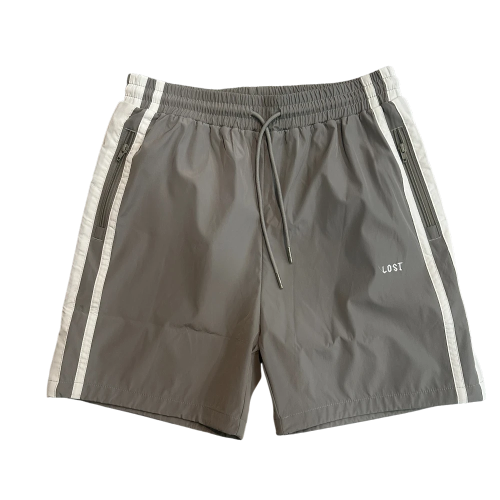 Grey Track Shorts