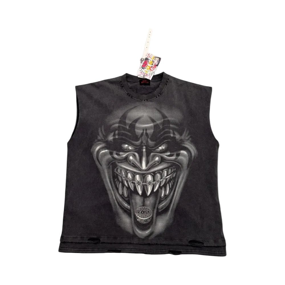 Twisted Signal Sleevless T-Shirt