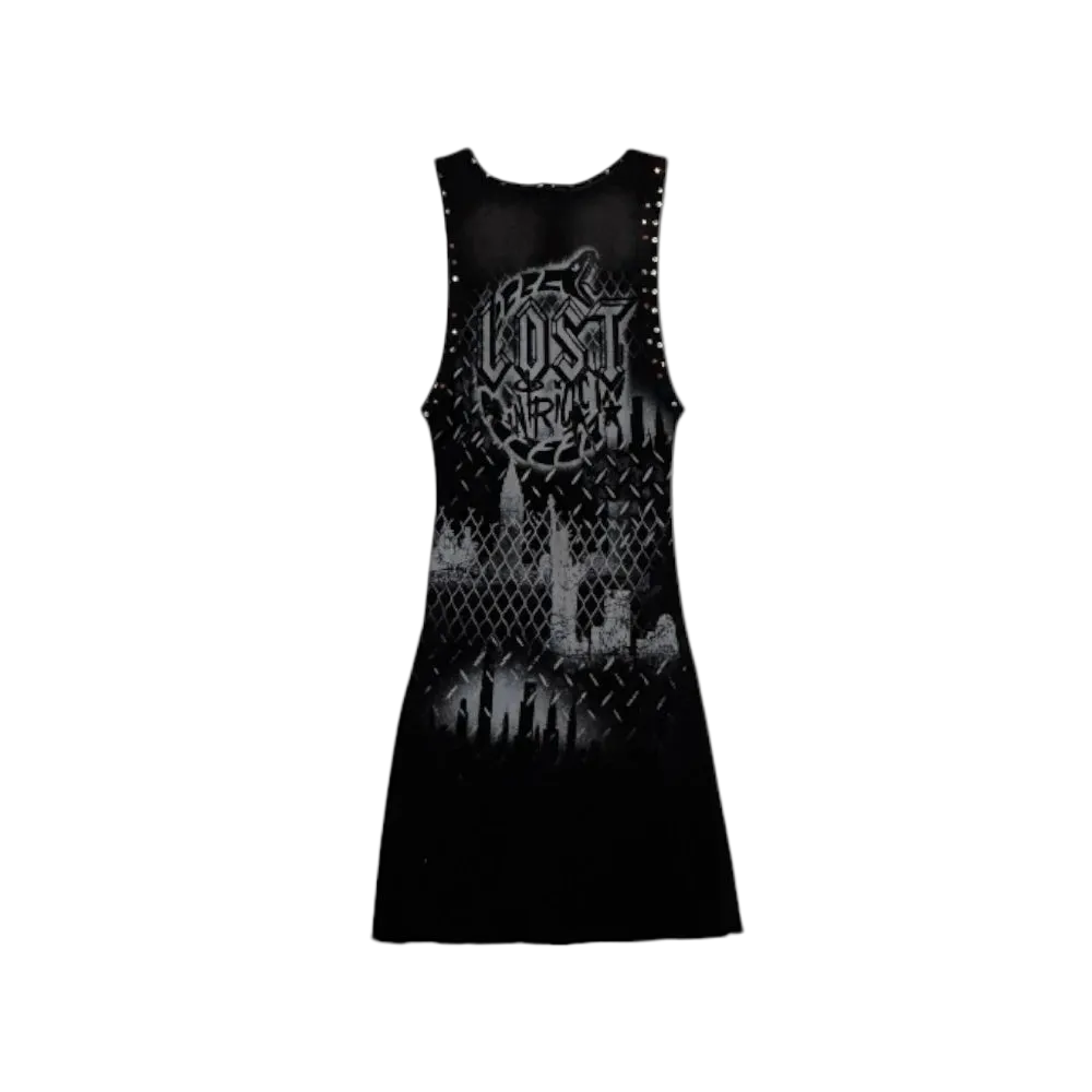Red Shadowline Dress
