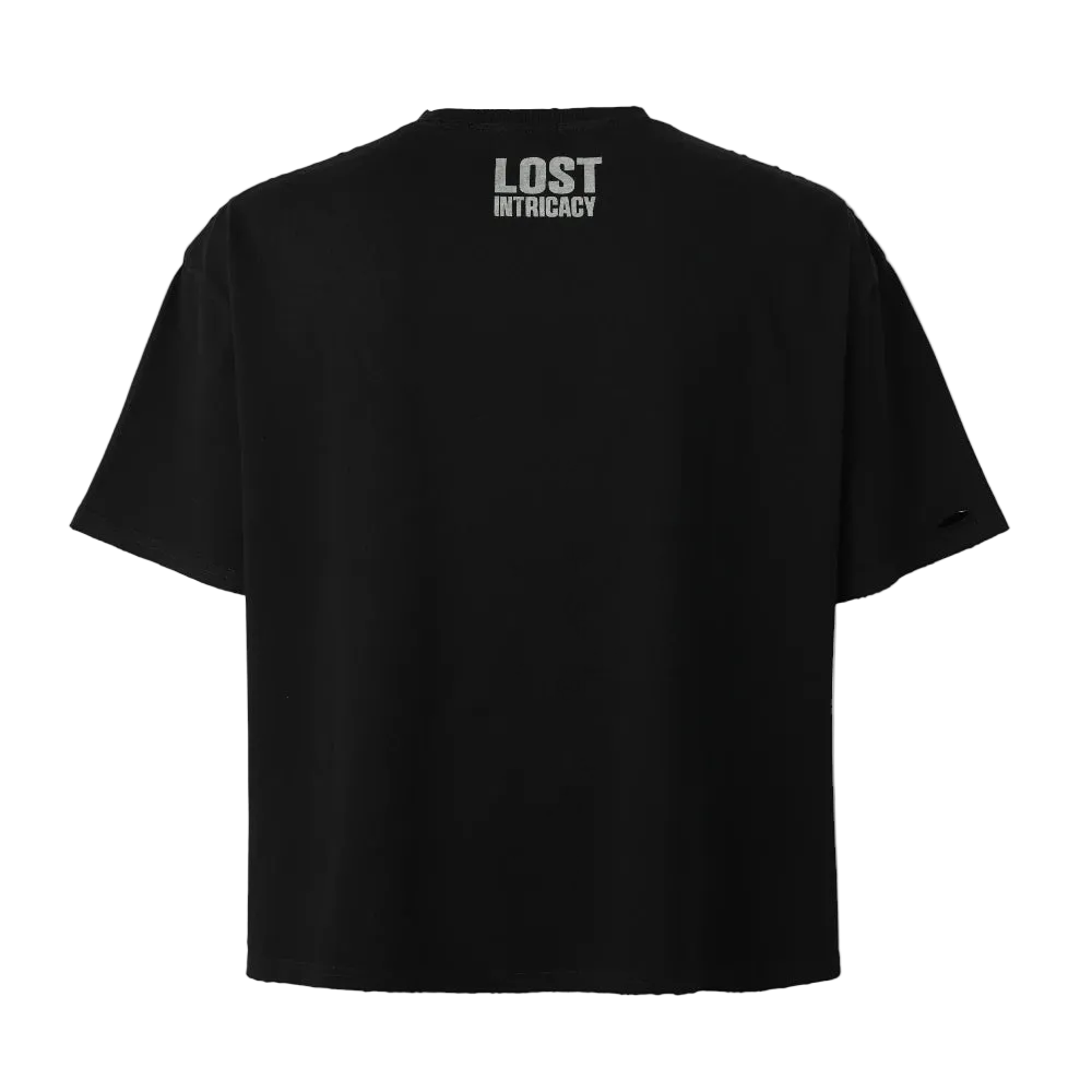 Black Lost Outline T-Shirt