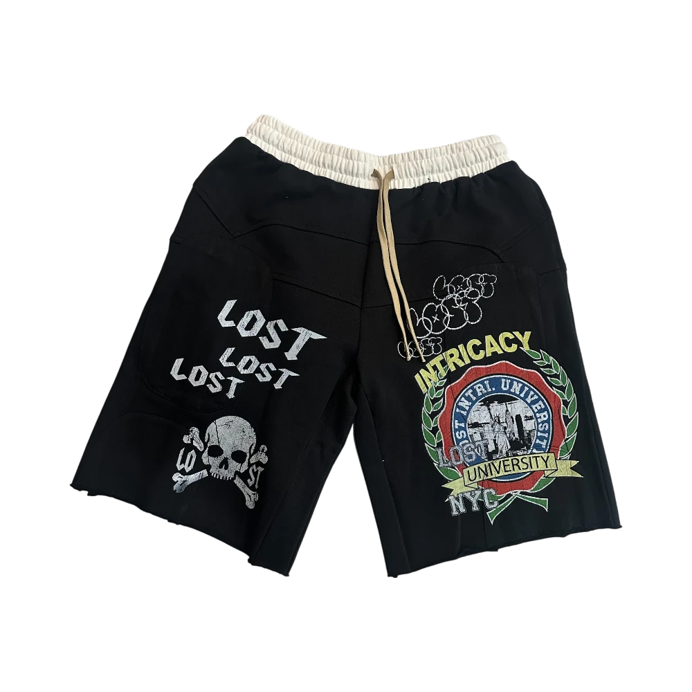 Black Moto Shorts