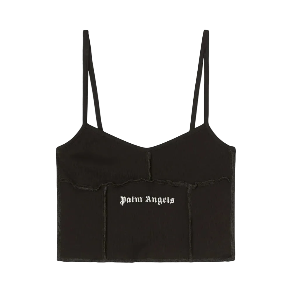 Logo Print Crop Top