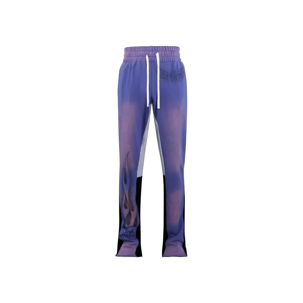 Purple Flare Sweatpants