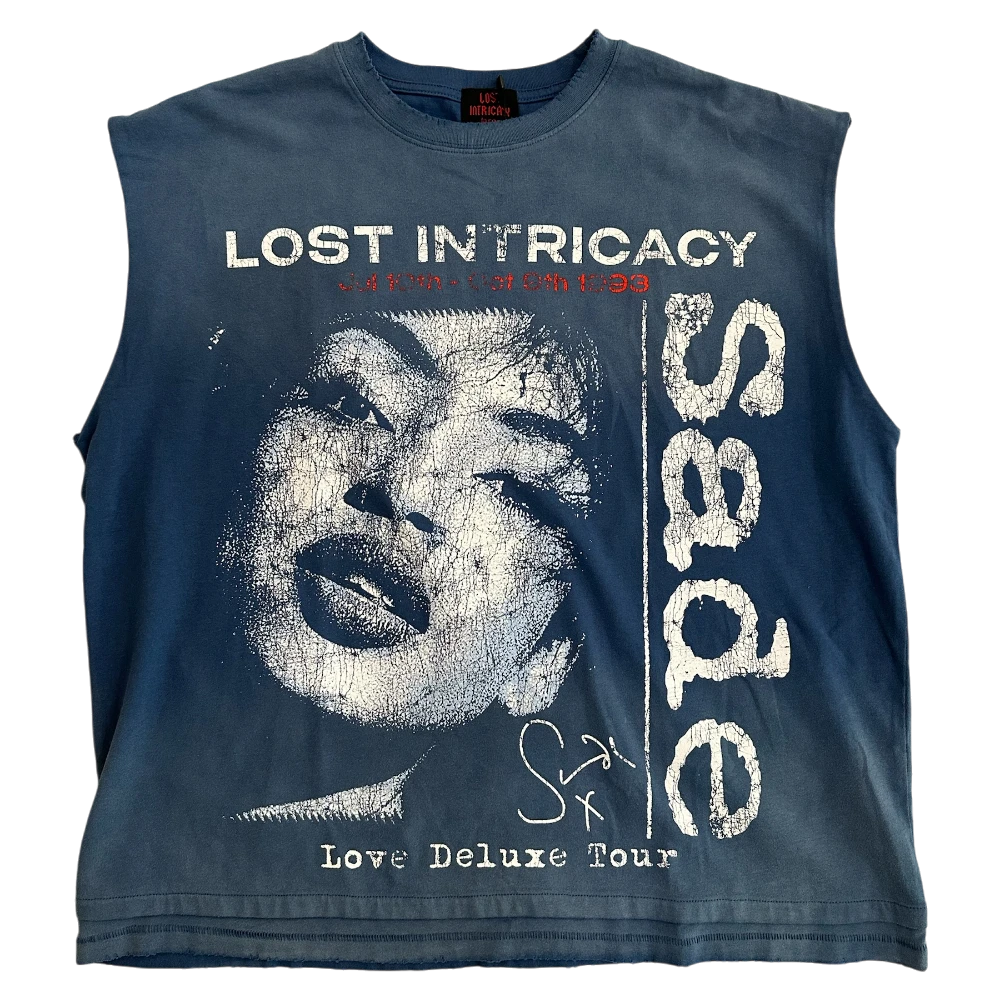 Blue Deluxe Sade Tour Sleeveless Shirt