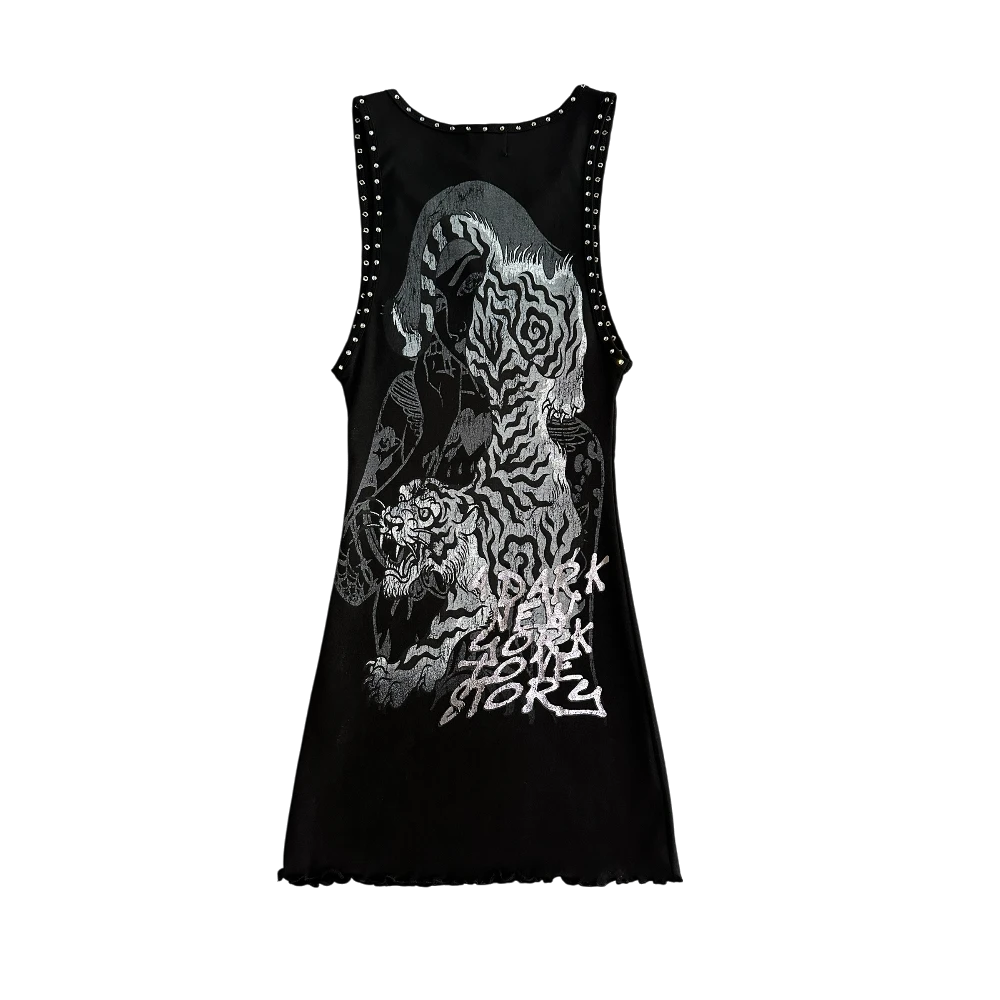 Twin Tiger Black and White Dress