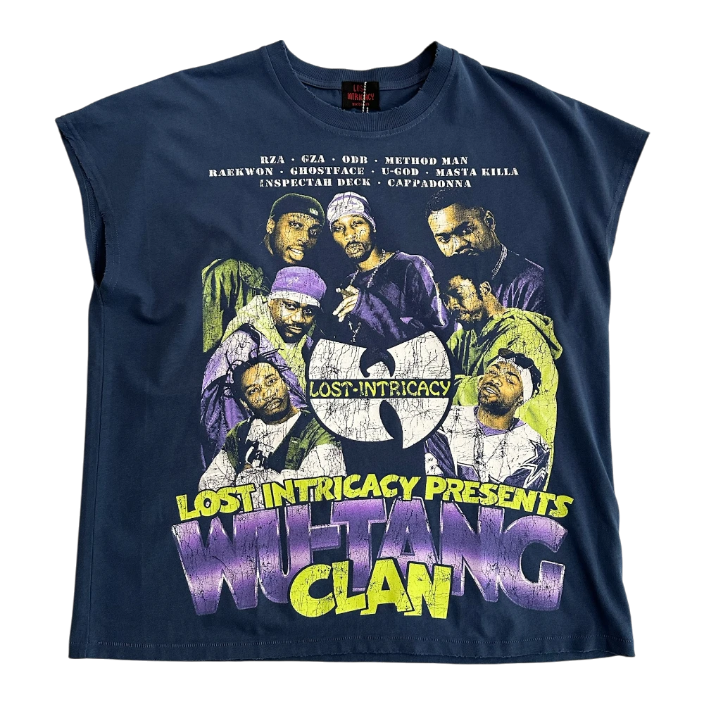 Blue Wu Tang Sleeveless Tee